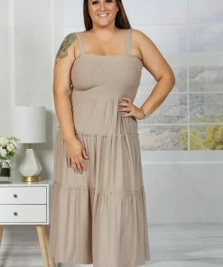 Trendsi Sweet Charisma Smocked Maxi Dress