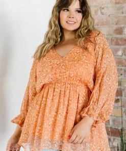 Trendsi Those Three Words Floral Blouse Apparel