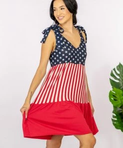 Trendsi Stars And Stripes Dress