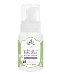 Earth Mama Organics Motherhood + Moments Calming Lavender Castile Baby Wash