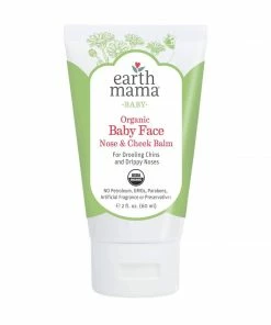 Earth Mama Organics Motherhood + Moments Organic Baby Face Nose And Cheek Balm