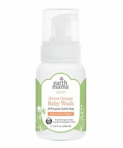 Earth Mama Organics Motherhood + Moments Sweet Orange Baby Wash