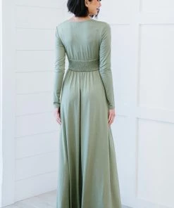 Trendsi Upper Class Long Sleeve Maxi Dress