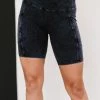 Trendsi Apparel Kickin' Back Mineral Wash Biker Shorts With Pockets