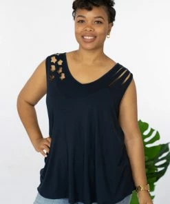 Trendsi Land Of The Free Laser Cut Tank 20 Trendsi Land Of The Free Laser Cut Tank