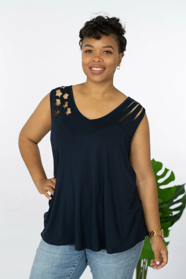 Trendsi Land Of The Free Laser Cut Tank 8 Trendsi Land Of The Free Laser Cut Tank