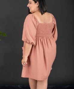 Trendsi I Promise Puff Sleeve Dress Apparel