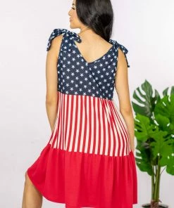 Trendsi Stars And Stripes Dress
