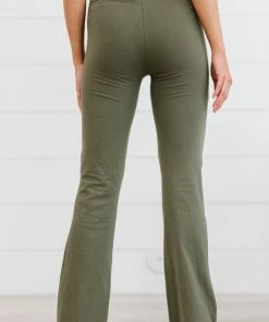 Trendsi Keep It Up Flare Yoga Pants In Light Olive 15 Trendsi Keep It Up Flare Yoga Pants In Light Olive