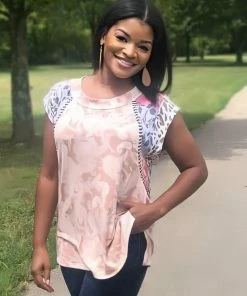 Boutique Simplified Explore The Unknown Short Sleeve Top