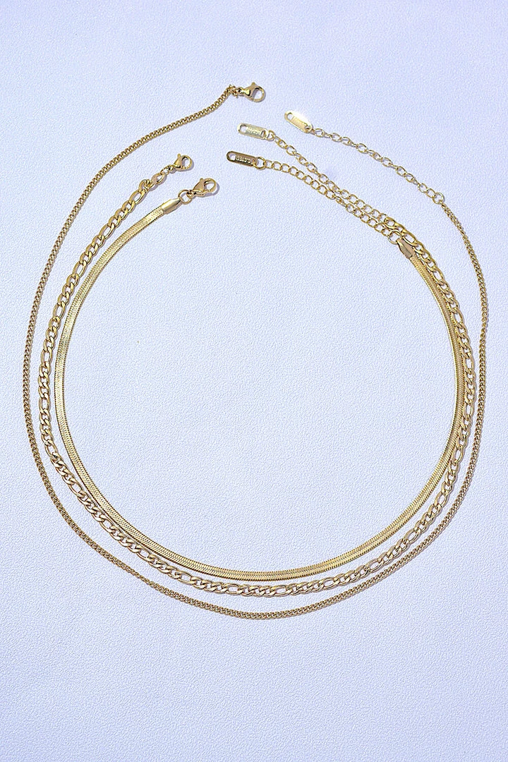 Trendsi Let's Kiss Three-Piece Necklace Set Apparel 1 Trendsi Let's Kiss Three-Piece Necklace Set Apparel