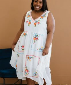 Trendsi Fun In The Sun Embroidered Dress (GHG-S) GHG- Shop Singles