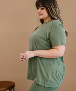 Trendsi Apparel Rollercoaster Vibes Tee In Ash Olive 22 Trendsi Apparel Rollercoaster Vibes Tee In Ash Olive