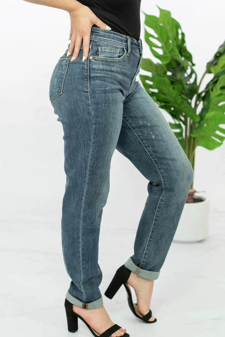 Trendsi Judy Blue Eva Bleach Splash Boyfriend Jeans 8 Trendsi Judy Blue Eva Bleach Splash Boyfriend Jeans