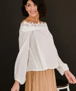 Trendsi Ladue Crochet Trim Top (GHG-S) GHG- Shop Singles 18 Trendsi Ladue Crochet Trim Top (GHG-S) GHG- Shop Singles
