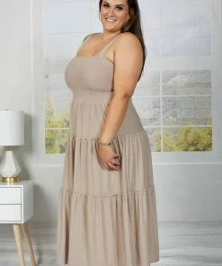 Trendsi Sweet Charisma Smocked Maxi Dress