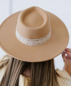 Trendsi Life Is Good Geometric Print Fedora