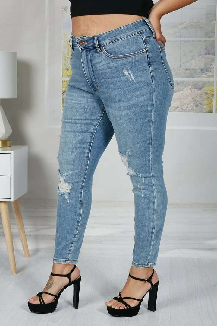 Trendsi Judy Blue Tamara Tummy Control Skinny Jeans Apparel 7 Trendsi Judy Blue Tamara Tummy Control Skinny Jeans Apparel