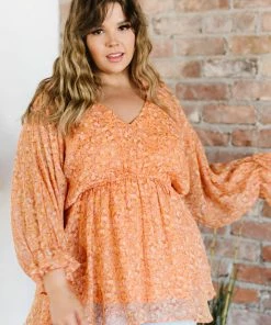 Trendsi Those Three Words Floral Blouse Apparel