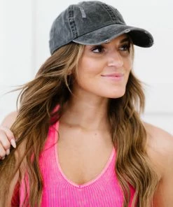 Trendsi To The Ballgame Distressed Baseball Cap