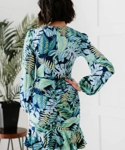 Trendsi Apparel Resort Ruffle Hem Dress