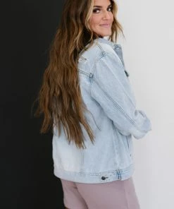 Trendsi Apparel Road Less Traveled Black Hooded Denim Jacket