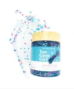 Feeling Smitten You Glow Girl Cotton Candy Glitter Mask