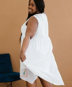 Trendsi Fun In The Sun Embroidered Dress (GHG-S) GHG- Shop Singles