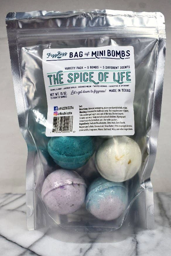Fizz Bizz LLC The Spice Of Life Bath Bombs Lifestyle + Home 1 Fizz Bizz LLC The Spice Of Life Bath Bombs Lifestyle + Home