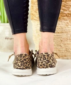 Apparel Gypsy Jazz Flo Sneaker In Tan Leopard