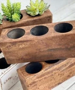 Forever Green Art Sugar Mold - 3 Hole (White Or Natural)