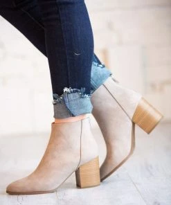 Fortune Dynamic Taupe Faux Leather Classic Boot