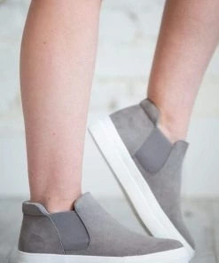 Fortune Dynamic Shoes Denver Grey Slip On Sneaker