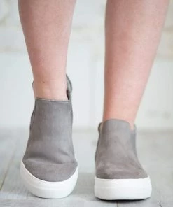 Fortune Dynamic Shoes Denver Grey Slip On Sneaker