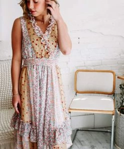 GiGio Maggie Patchwork Dress Dresses + Skirts + Jumpsuits