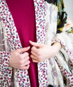 Gigio Cameron Color Block Kimono (GHG-L)