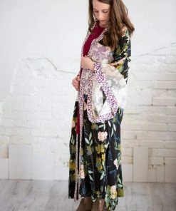 Gigio Cameron Color Block Kimono (GHG-L)