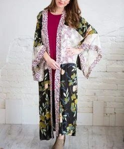 Gigio Cameron Color Block Kimono (GHG-L)