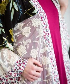 Gigio Cameron Color Block Kimono (GHG-L)