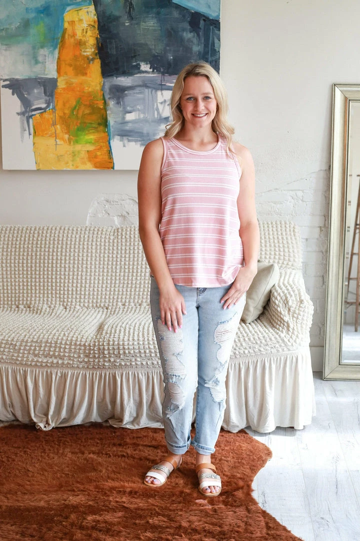 GiGio Kaskia Twist Hem Tank Apparel 2 GiGio Kaskia Twist Hem Tank Apparel