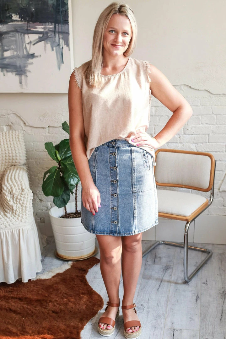 GiGio Kennedy Kelly Raw Hem Tank Apparel 10 GiGio Kennedy Kelly Raw Hem Tank Apparel