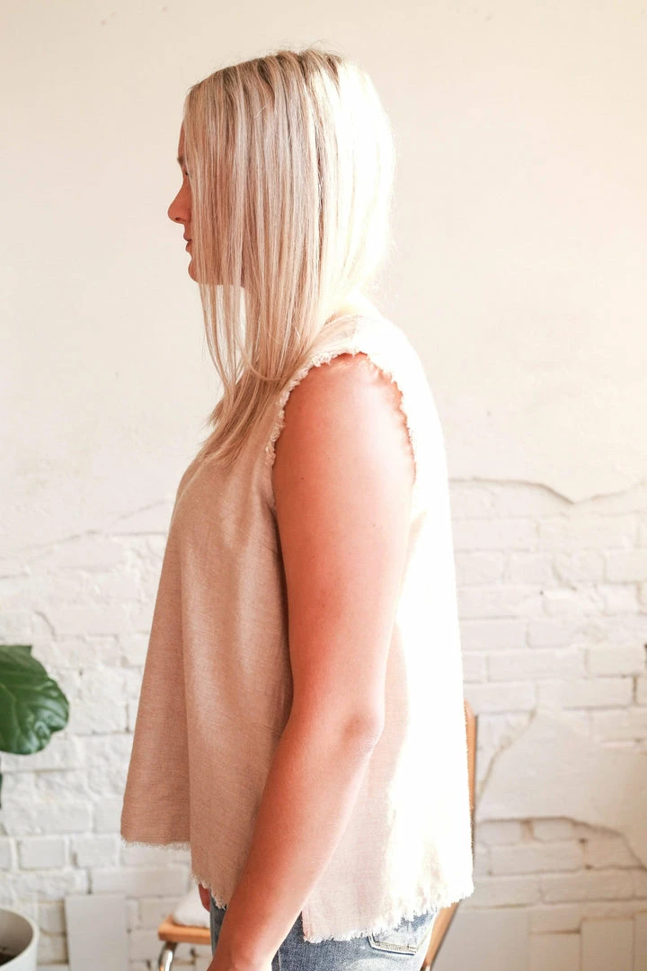 GiGio Kennedy Kelly Raw Hem Tank Apparel 6 GiGio Kennedy Kelly Raw Hem Tank Apparel