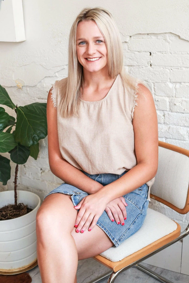 GiGio Kennedy Kelly Raw Hem Tank Apparel 12 GiGio Kennedy Kelly Raw Hem Tank Apparel