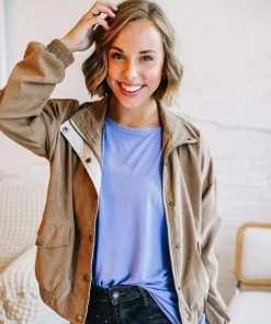 GiGio Apparel Aspire To Inspire Dusty Blue Top