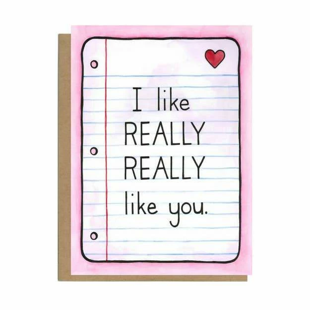 Grey House Goods I Like Really Really Like You Card Lifestyle + Home 1 Grey House Goods I Like Really Really Like You Card Lifestyle + Home