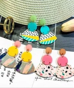 Grey House Goods Geometric Earrings