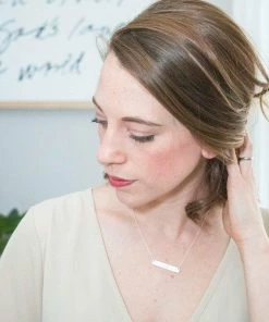 Grey House Goods Jewelry + Handbags + Accessories Love Plate Necklace