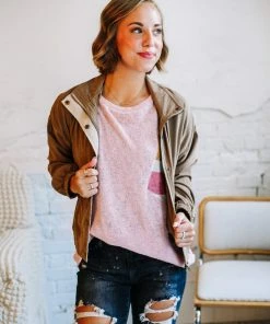 Hopely Good For You Color Block Knit Top Apparel