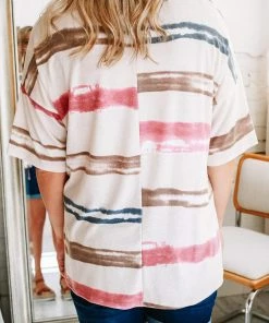 Hopely Apparel Kennedy Painterly Stripe Top 7 Hopely Apparel Kennedy Painterly Stripe Top