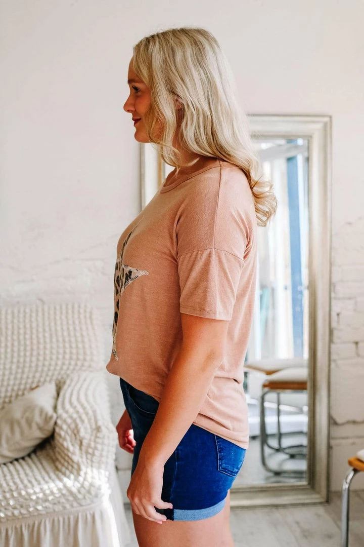 Hopely Wish Upon A Star Leopard Star Top 3 Hopely Wish Upon A Star Leopard Star Top